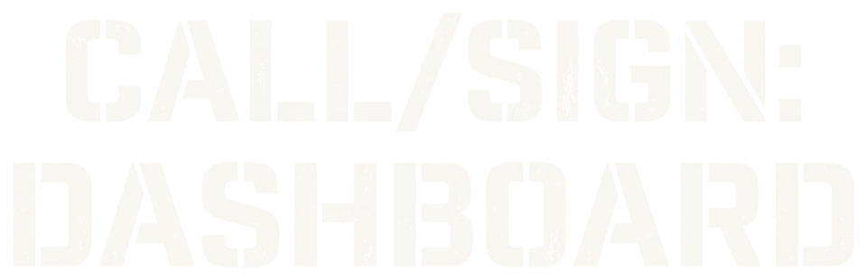 CALL/SIGN: DASHBOARD